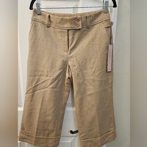 Ann Taylor Beige Cropped Pants